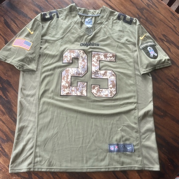 Miami Dolphins salute to service jersey